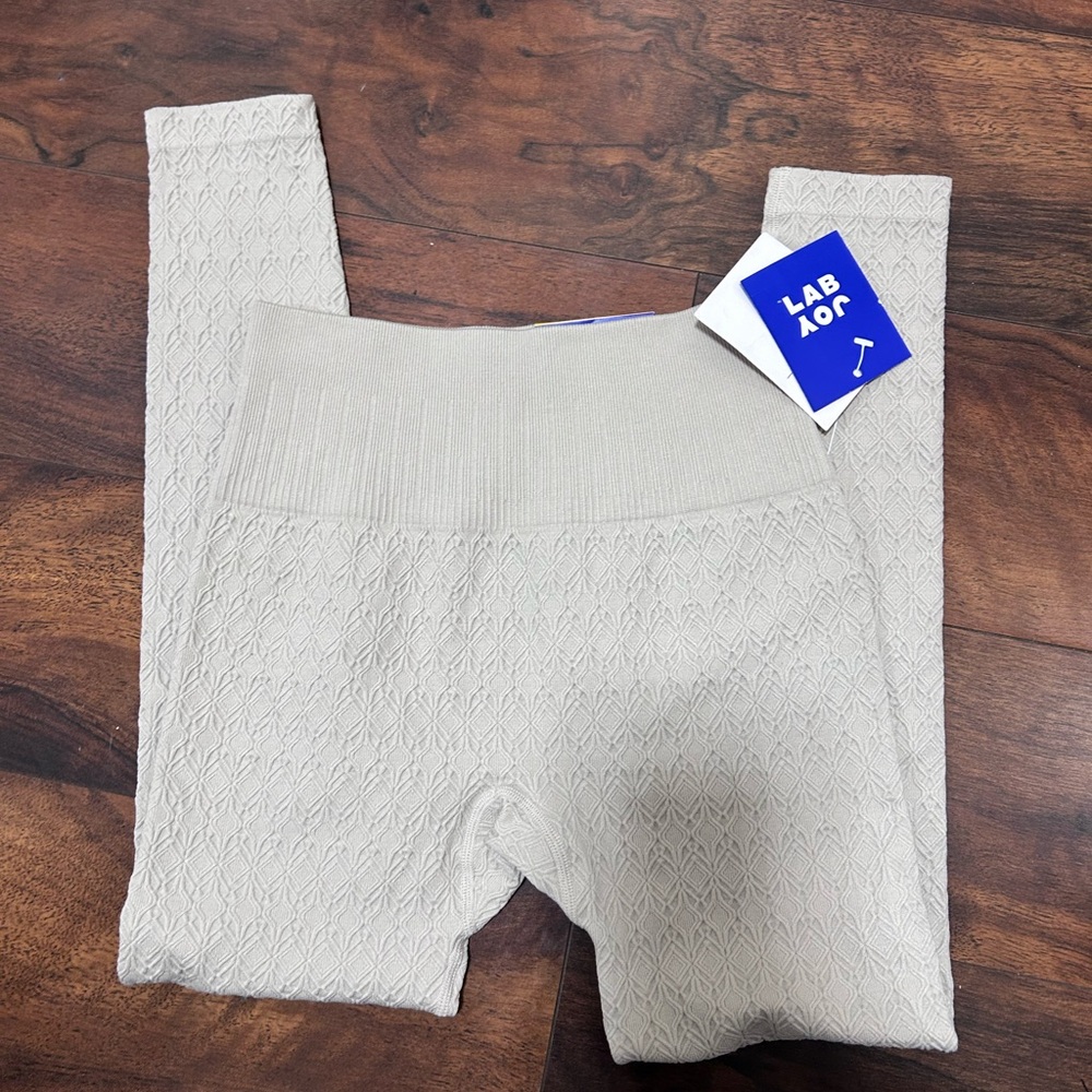 Target Cream Textured Leggings